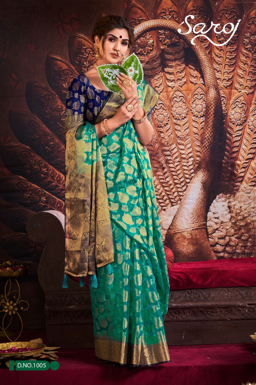 Saroj Prasadam Vol 1 Organza Designer Saree Catalog